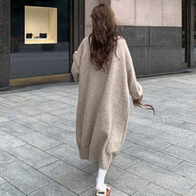 画像をギャラリービューアに読み込む, ノースリーブニットワンピース＆ロング丈カーディガンセットアップ
